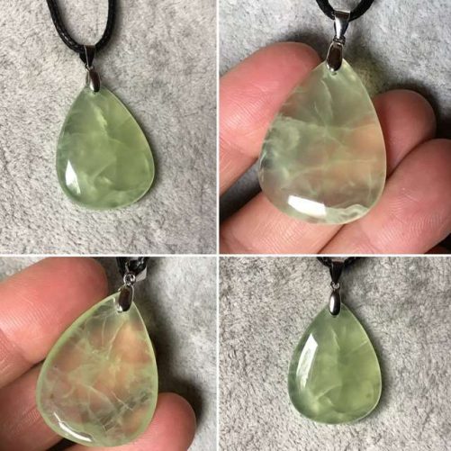 Pendentif Prehnite extra