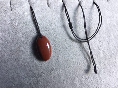 Jaspe rouge ovale