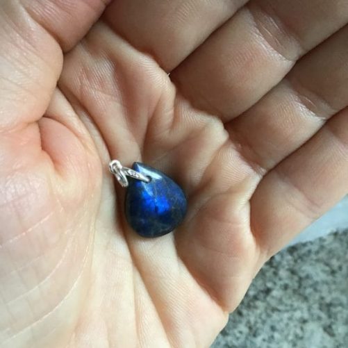 Pendentif enfant labradorite