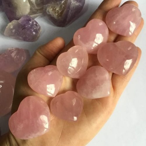 Petit coeur quartz rose