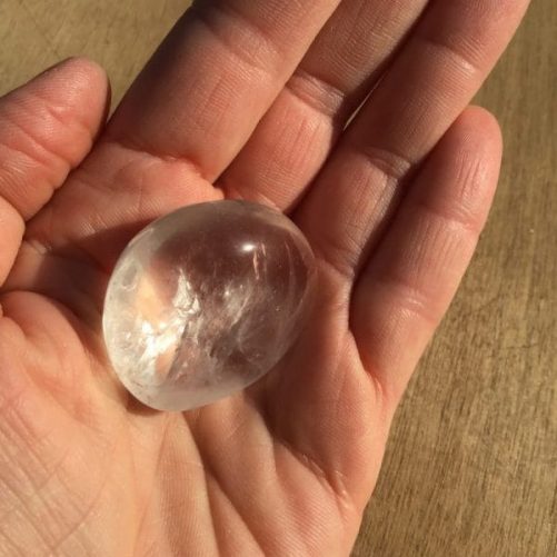 Galet pur cristal de roche PM