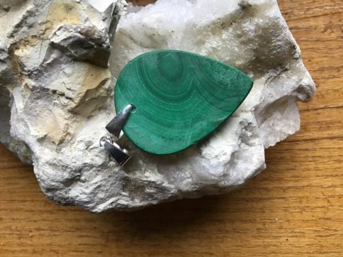 Pendentif malachite