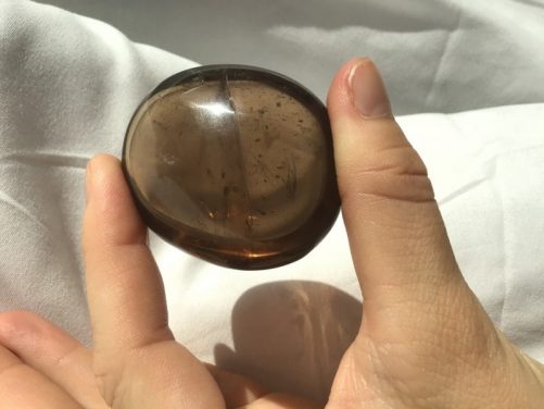 Quartz fumé galet GM