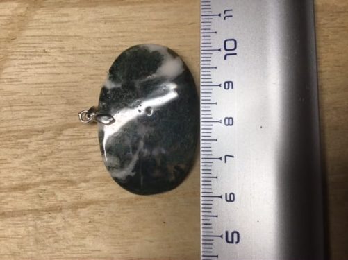 Agate mousse pendentif