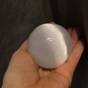sphère de sélénite 6 cm