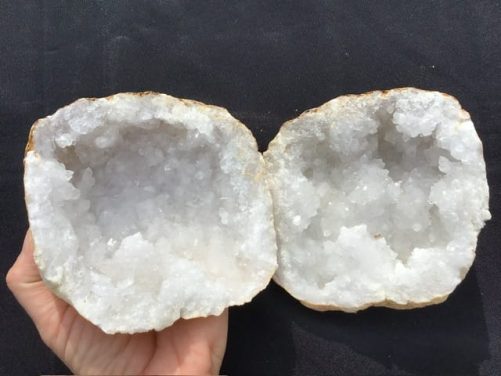 Geode de quartz coupelle