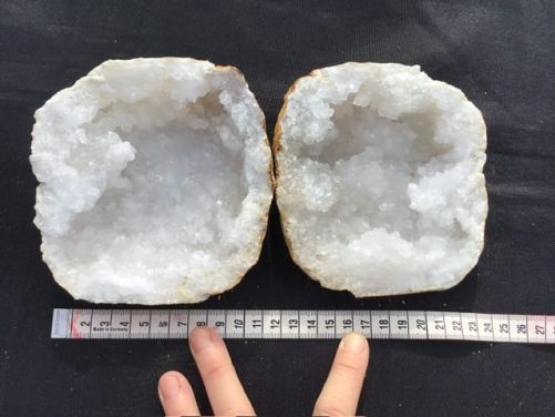 Geode de quartz coupelle