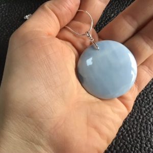 Pendentif opale owyhee rond