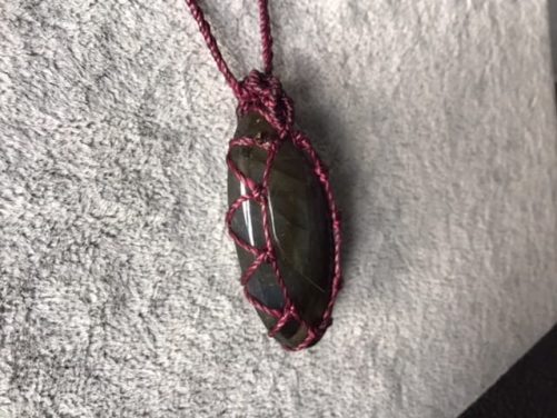 Pendentif labra arc en ciel