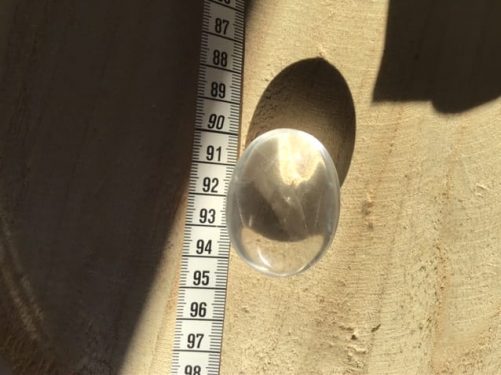 Galet de cristal de roche