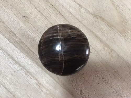 Galet aragonite black