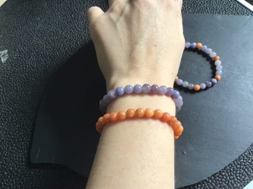 Bracelet lépidolite qualité extra