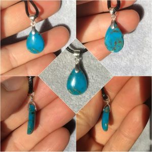Pendentif turquoise naturelle Arizona