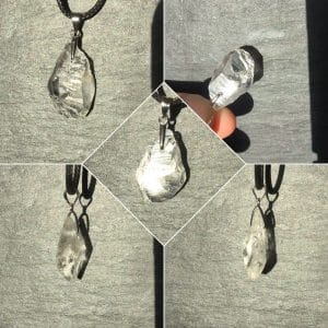 Pendentif cristal de roche