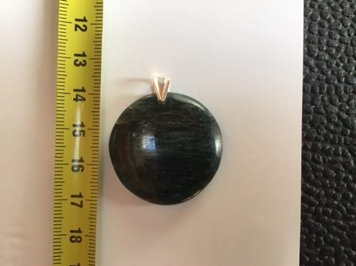 Pendentif apatite rond