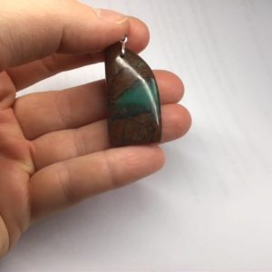 Pendentif chrysoprase