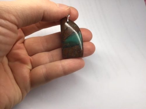Pendentif chrysoprase