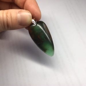 Pendentif chrysoprase