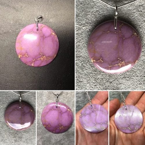 Pendentif phosphosidérite extra