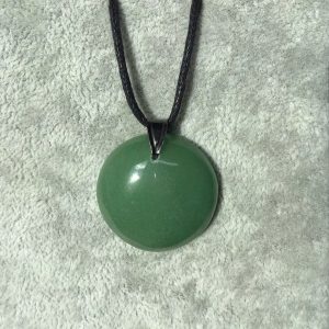 Pendentif aventurine rond
