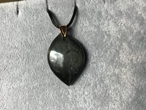 Pendentif labradorite bleu nuit