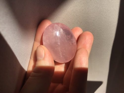 Quartz rose étoilé