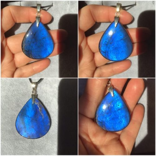 Pendentif en labradorite de protection