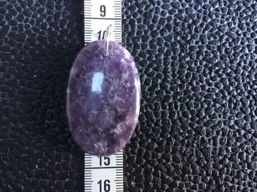 Pendentif lepidolite merveilleux