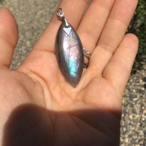 Pendentif labradorite marquise mermaid
