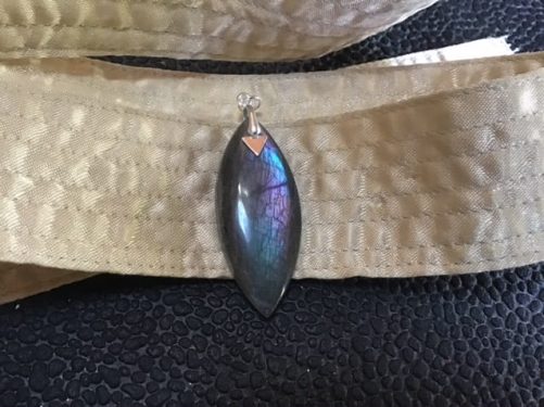 Pendentif labradorite marquise mermaid
