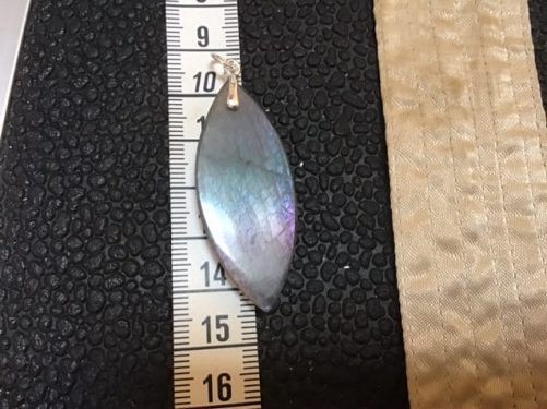 Pendentif labradorite marquise mermaid