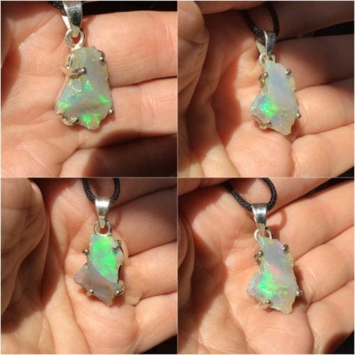 Pendentif opale éthiopie