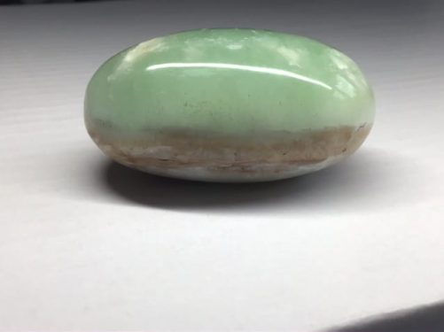 Galet calcite verte bleu