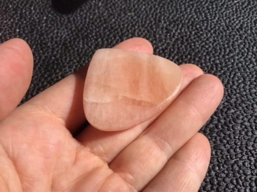 Morganite gros cabochon coeur