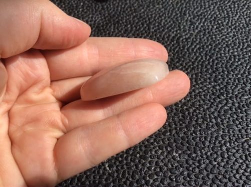 Morganite gros cabochon coeur