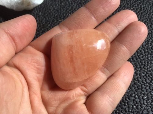 Morganite gros cabochon