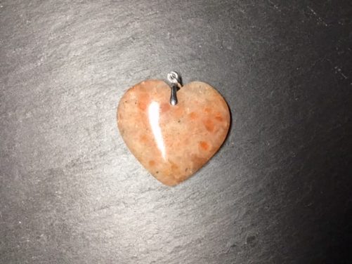 Pendentif coeur de soleil coeur
