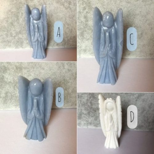 Anges protecteurs en pierre