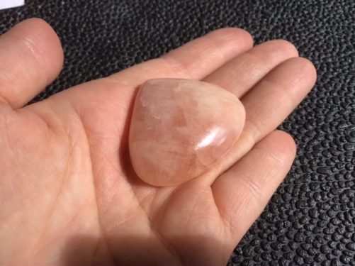 Morganite gros cabochon coeur