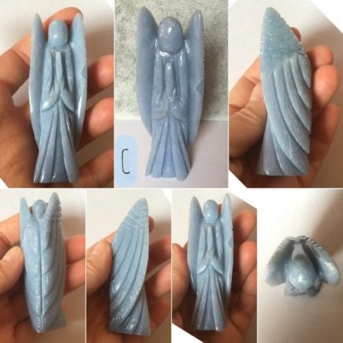 Ange protecteur statuette
