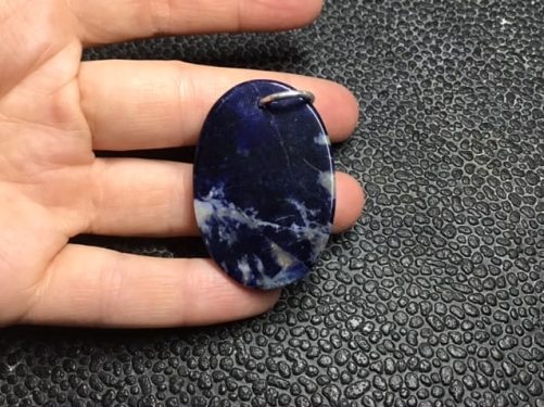 Pendentif sodalite grand modèle