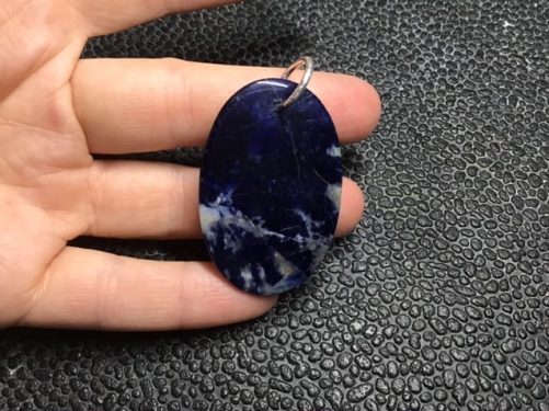 Pendentif sodalite grand modèle