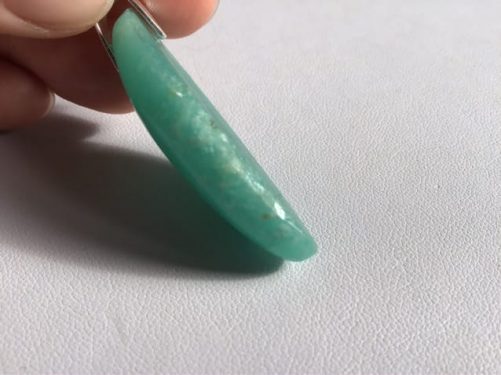 Pendentif amazonite marquise