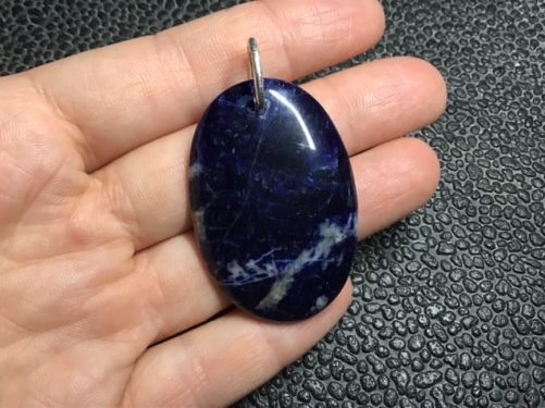 Pendentif sodalite grand modèle