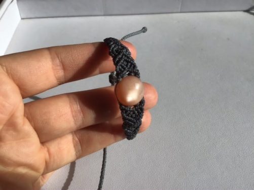 Bracelet pierre de lune pêche