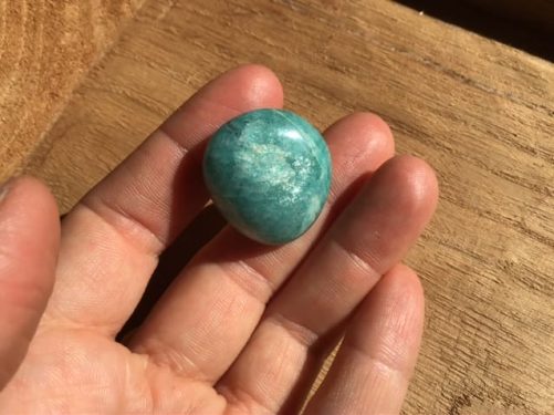 Mini amazonite chatoyante