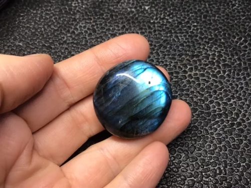 Mini galet labradorite dark blue wonder