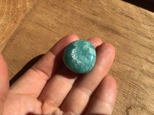 Mini amazonite chatoyante