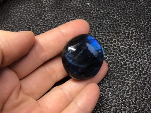 Mini galet labradorite dark blue wonder