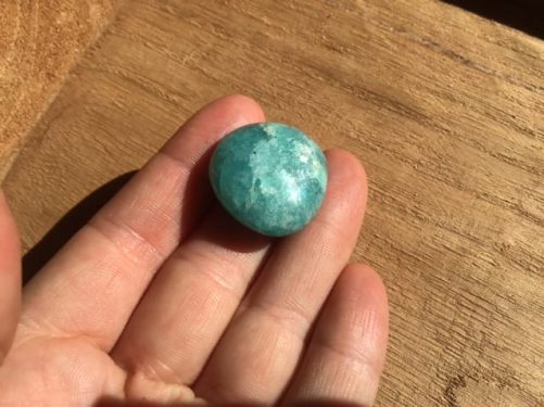 Mini amazonite chatoyante